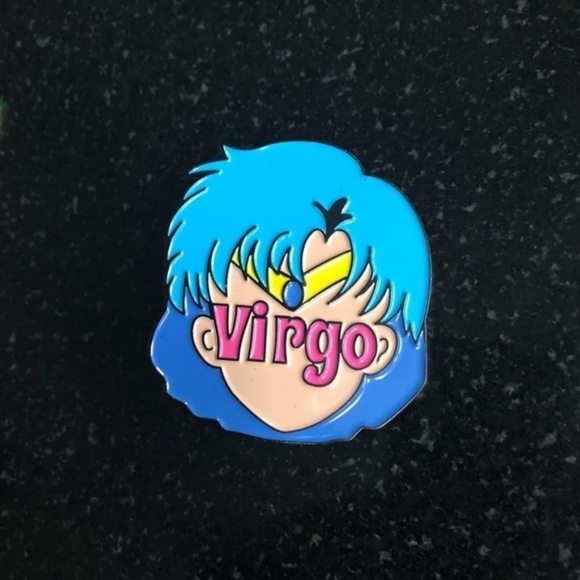 Virgo Soft Enamel Pin – Inspired by Sailor Mercury - Picture 4 of 7